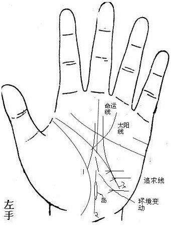 左右手命运线的不同意义