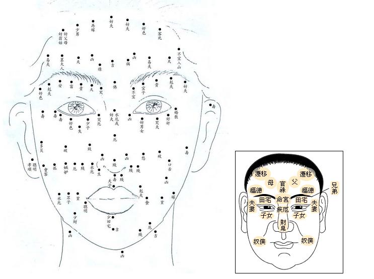 痣相图