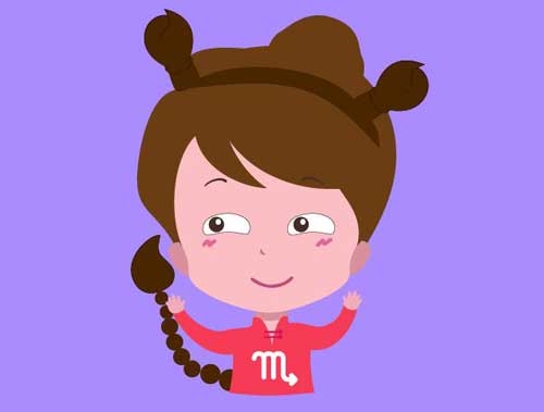 天蝎座的幸运色：紫、深紫红