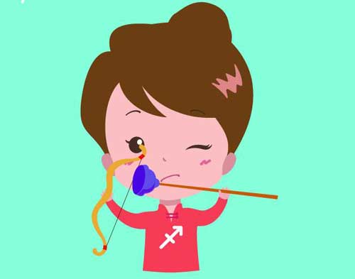 射手座的幸运色：红、绿