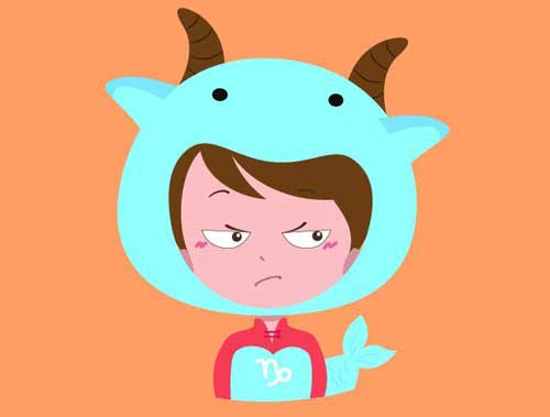 摩羯座的幸运色：红、紫